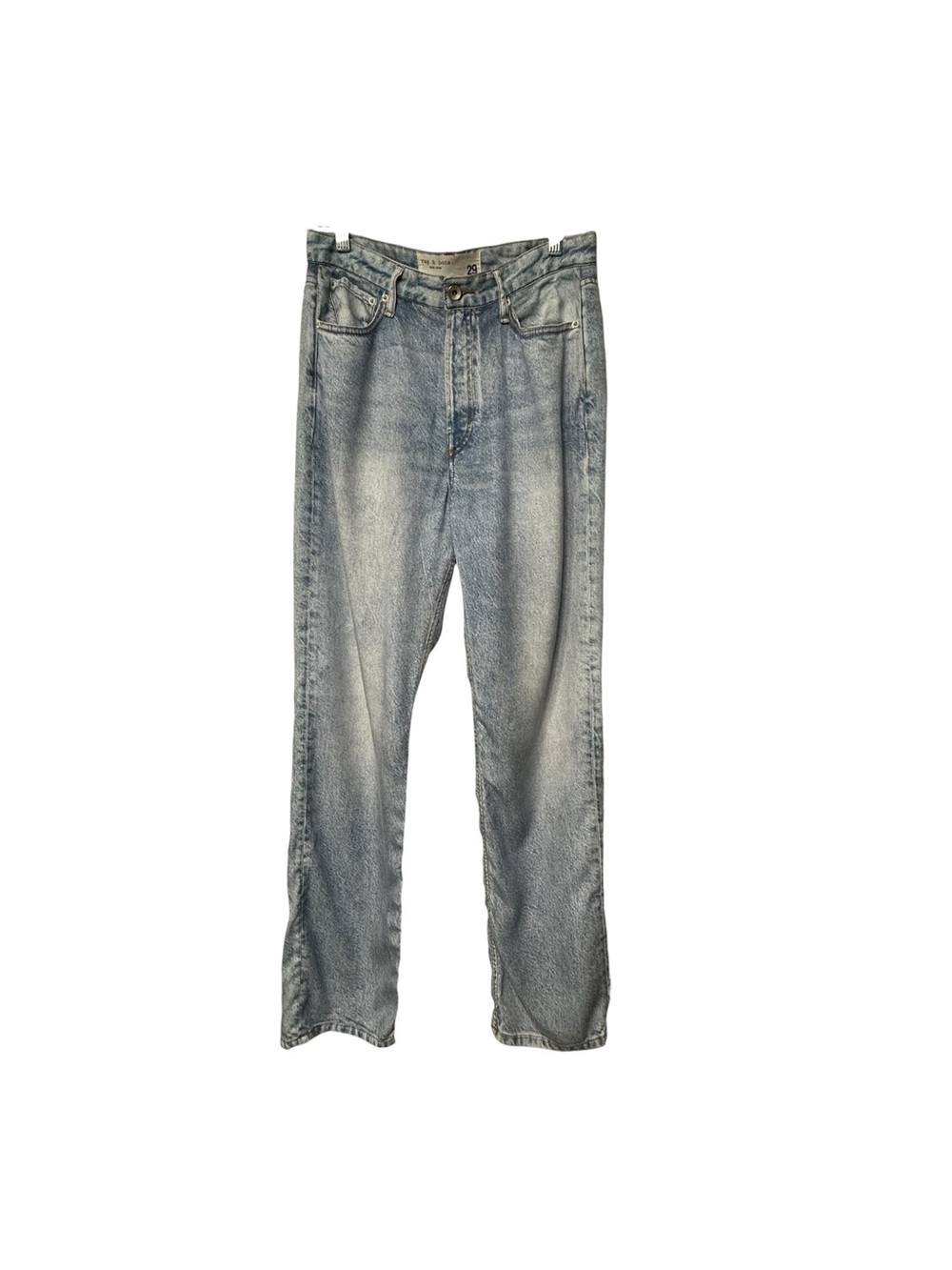 rag & bone Light Wash Wide Leg Jeans - Picture 6 of 8